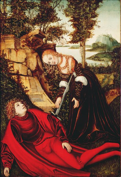 Pyramus and Thisbe by Lucas Cranach the Elder